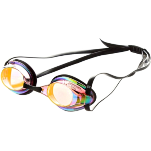 아하스포츠코퍼레이션 아쿠윈 레인보우 미러코팅 선수용 수경 CR-40RVM RVRD/R.PBK