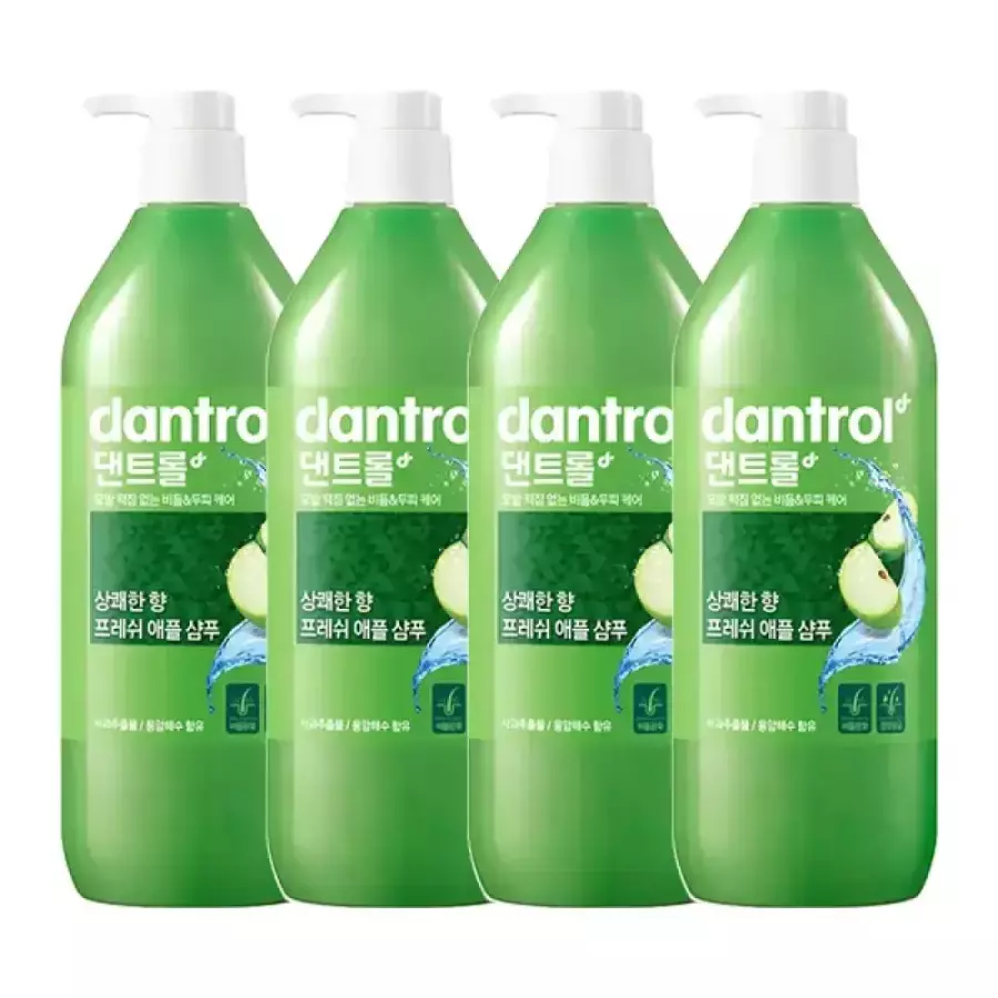 댄트롤 상쾌한향 프레쉬 애플 샴푸 820ml (4개)_이미지