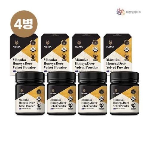 대상웰라이프 NZMA 마누카 허니 & 녹용 분말 UMF 15+ 250g (4개)_이미지