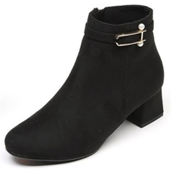잭앤질코리아 잭앤질 진주 앵클부츠 JD9919