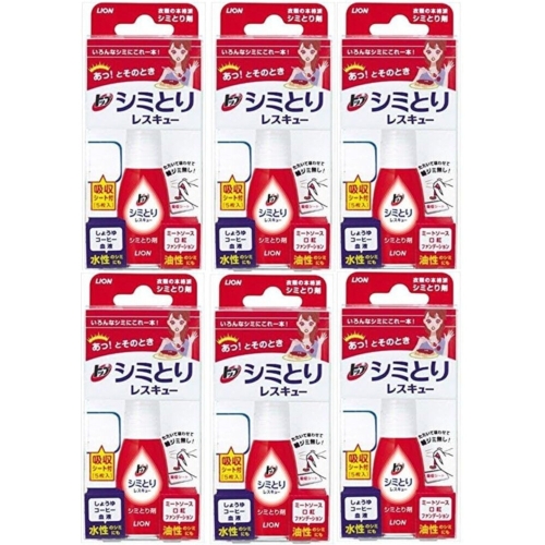 라이온 시미토리 얼룩제거제 17ml (6개)