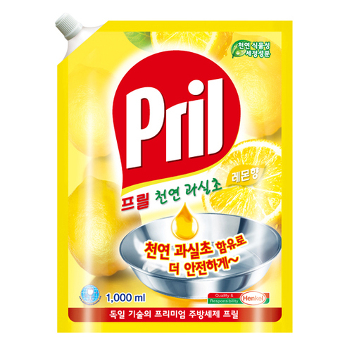 프릴 과실초 주방세제 리필 1L (1개)_이미지