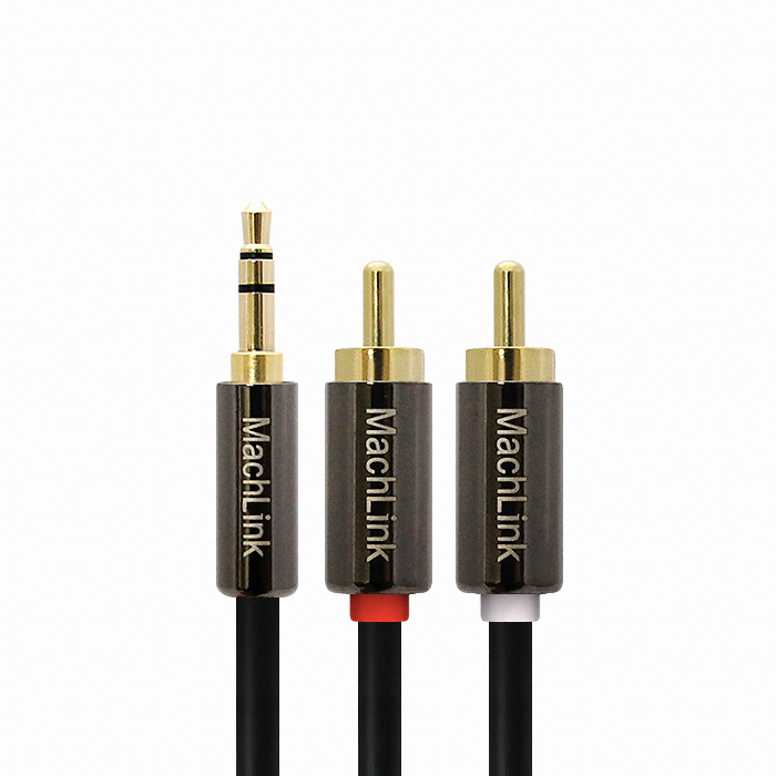 마하링크 3.5mm 스테레오-2RCA 고급형 케이블 (ML-SRH) (3m)