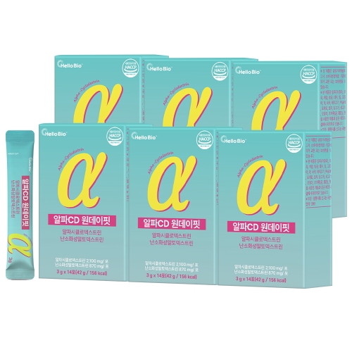 헬로바이오 알파CD 원데이핏 14포 (6개)_이미지