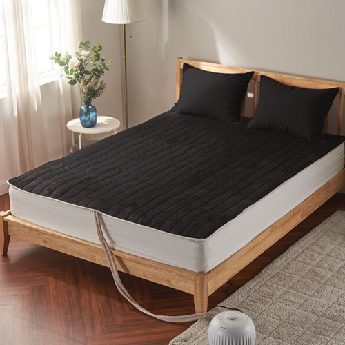 쇼핑스토리엔 르헤브 레이즈 극세사 블랙 온수매트 커버