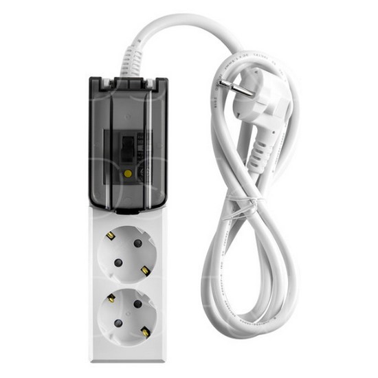 대현써지오  모노케어 2구 누전차단 고용량 멀티탭 (1.5m)