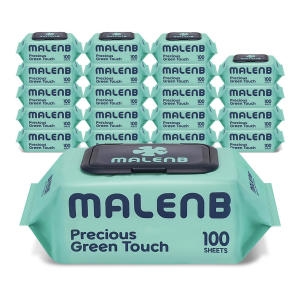 프리셔스 그린터치 물티슈 캡형 100매