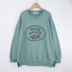 라미스자수라운드맨투맨 WBS903M410 빅사이즈 22662292