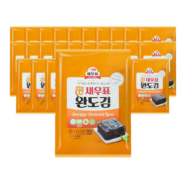 완도물산 새우표 완도 오리지널 전장김 25g (30개)_이미지