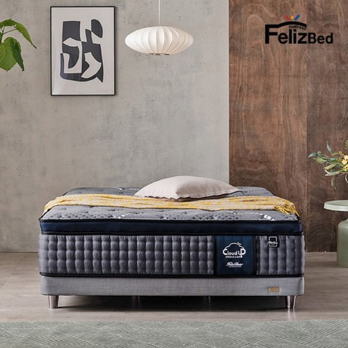 펠리스침대 클라우드업 블루 9존 독립스프링 매트리스 EK (34cm)