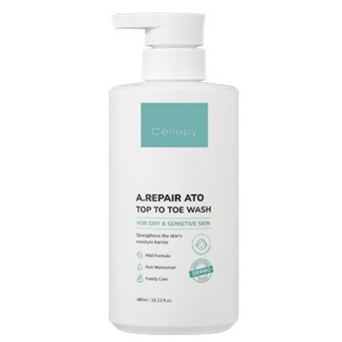 셀라피 에이리페어 아토 탑투토 워시 480ml (1개)