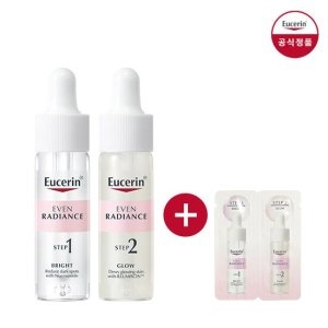 바이어스도르프 유세린 이븐래디언스 듀오 앰플 15ml x 2 2개 + 이븐 듀오앰플 샤쉐 2ml 2매