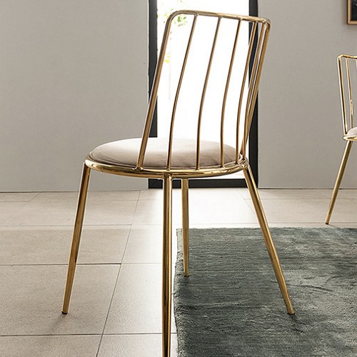 에넥스 ENNEE 생마르크 B 골드 의자 (2개)_이미지