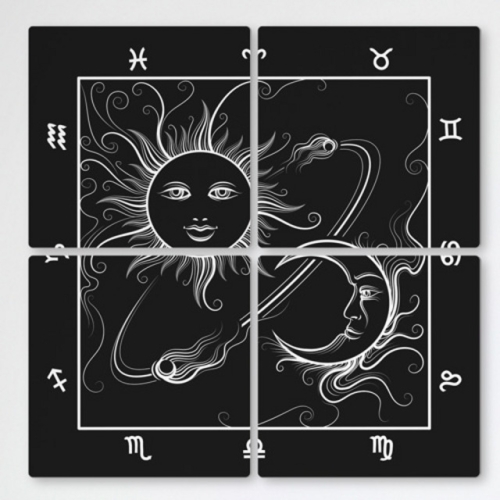 꾸밈 cf283-멀티액자_해와달