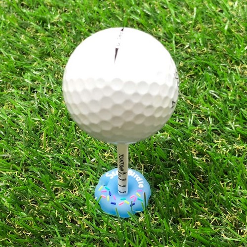 턴트골프 야광 도넛링 + 높이조절 눈금티 롱티 (48개)_이미지