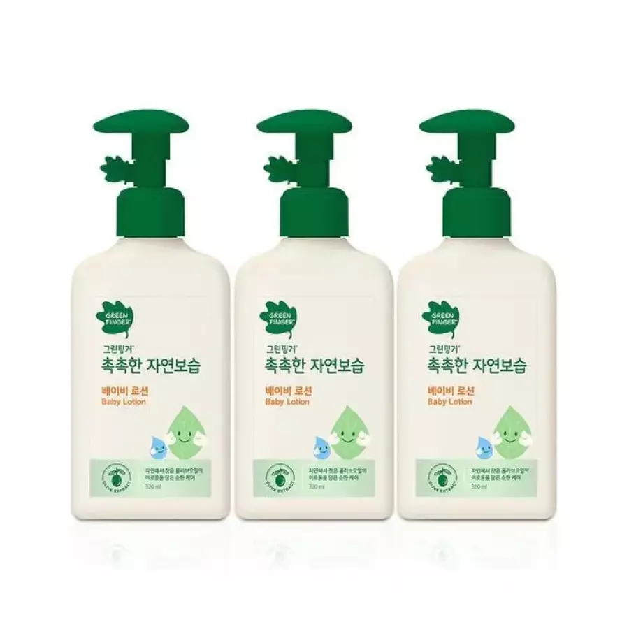 그린핑거 촉촉한 자연보습 베이비 로션 320ml (3개)_이미지