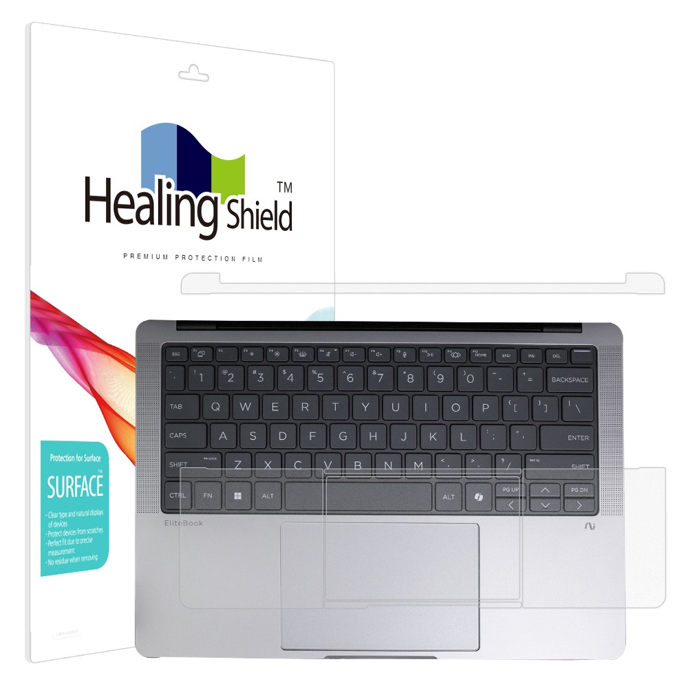 폰트리 힐링쉴드 HP 엘리트북 X G1a 무광 외부보호필름 팜레스트/터치패드 2매