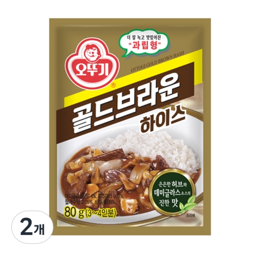 오뚜기 골드 브라운 하이스 80g (2개)_이미지