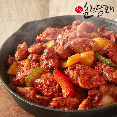 봄내푸드 국내산 닭으로 만든 순살 춘천닭갈비 500g (7개)