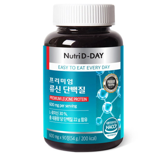 뉴트리디데이 프리미엄 류신 단백질 90정 (2개)