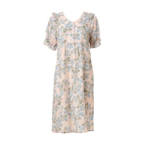 비너스 요루 블루꽃나염 원피스 OR VEVS126L _CA_이미지