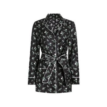 블랙 블라우스 100% 실크 154132555