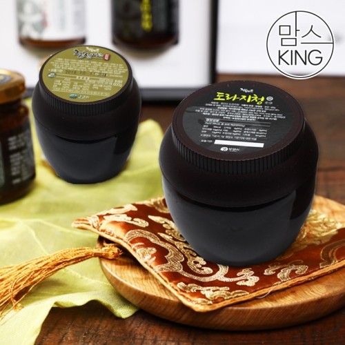 맘스킹 강원정선 창성 고랭지 더덕청 600g+도라지청 600g 실속형