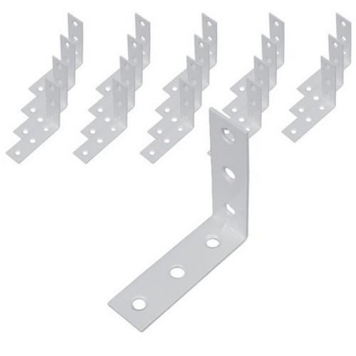 이누데코 모네스페스 27번 ㄱ자 꺽쇠 60개 (60mm x 60mm x 1.6T)_이미지