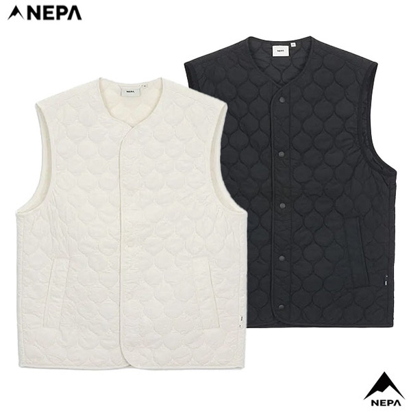 네파 퓨레 라이트 메리노 울 넥리스 패딩 조끼 베스트 7LC1460_이미지