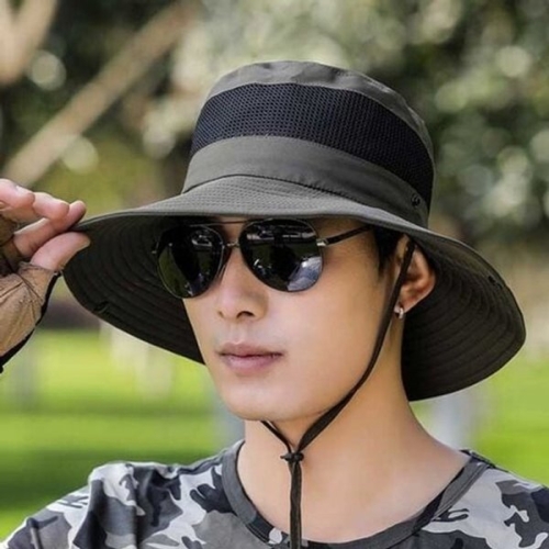 남성 그늘막모자 농촌 농사모자 햇빛가리개 벙거지 SL WCC3360