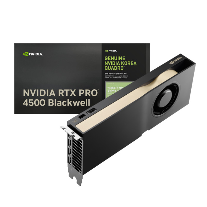NVIDIA RTX PRO 4500 Blackwell D7 32GB_이미지