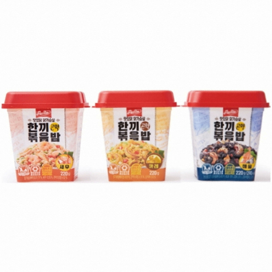 푸드나무 맛있닭 닭가슴살 한끼 곤약 볶음밥 혼합 세트 (10팩)_이미지
