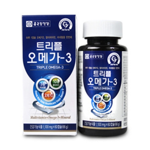 종근당건강 트리플 오메가3 60캡슐 (3개)_이미지