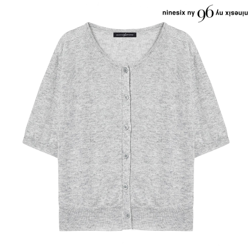 96NY 심플 라운드넥 반팔 니트 NP3KT001L0