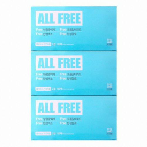 에이제이 올프리 뽑아쓰는 키친타월 120매 (3팩)