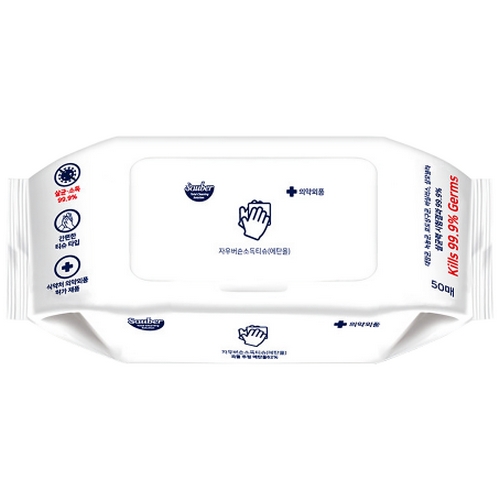 손소독티슈 캡형 50매