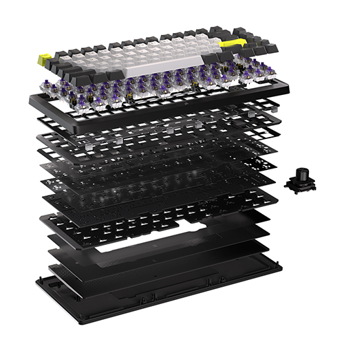 CORSAIR MAKR 75 기계식 DIY 키트 베어본 MLX 펄스축 (블랙)_이미지