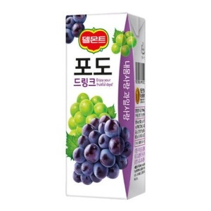 롯데칠성음료 델몬트 포도 드링크 190ml (64개)