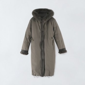 앤클라인 스트링 배색 구스다운 E5HW023