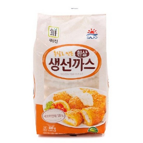 사조대림 대림선 통살로 만든 흰살 생선까스 600g (1개)