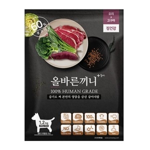 국개대표 올바른끼니 플러스 오리+고구마 장건강 1.2kg (1개)_이미지