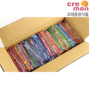 끄레몽에프앤비 쥬시스트로우 과일맛 x 300개입 1박스 벌크