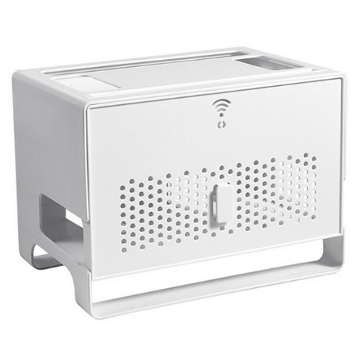 [불명] 와이파이 셋탑박스 정리함 멀티탭 선정리 트레이_이미지