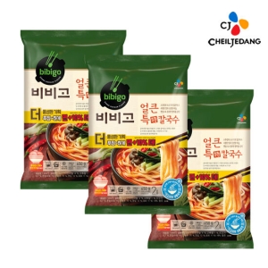 CJ제일제당 비비고 얼큰 특칼국수 650g [3개]