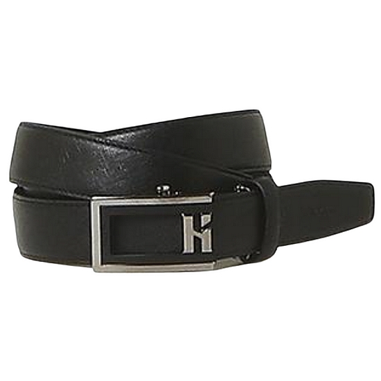버클장식 소가죽 자동벨트 HJBE2F775BK