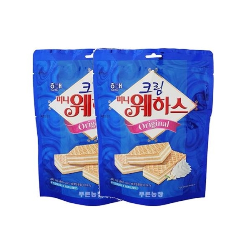 해태제과 크림 미니 웨하스 150g (2개)_이미지