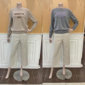 BCBG M 레터링 라운드넥니트 B5D9K471 S43390017_이미지