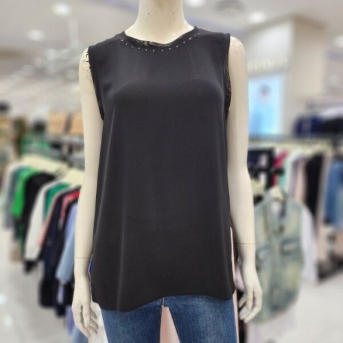 여성 정장 민소매 쉬폰 이너 블라우스JAFU5WRB930_US