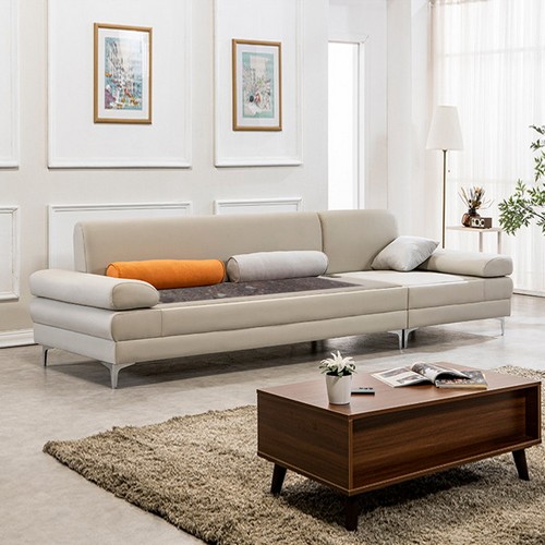 현대의료기 모짜르트 4인용 돌소파 MS (브라운팔보석)_이미지