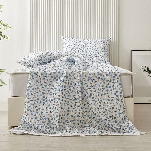 퐁퐁이 시원한 여름 이불 시어서커 얇은 홑이불 패드세트